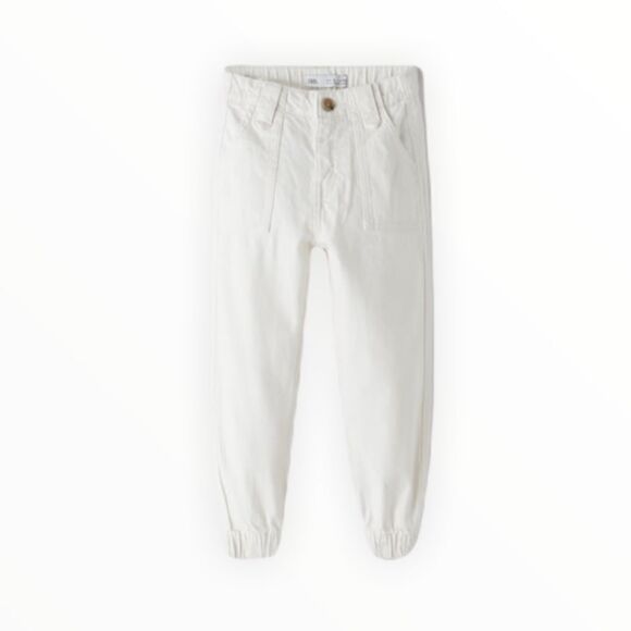 ZARA Kids | White | JOGGING JEANS - Picture 4 of 5